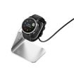 Portable Metal Charger Holder for Venu3/Venu3S/Vivoactive 5 - Silver - 5