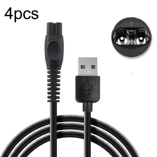 USB Charging Cable for Philips Electric Shaver PQ888 889 - 4pcs - 1