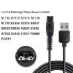 USB Charging Cable for Philips Electric Shaver PQ888 889 - 4pcs - 5