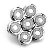 Shaver Replacement Double Ring Knife Mesh Floating Head 7 Knife Net - 1