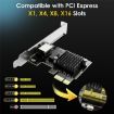 WAVLINK NWP002 2Gbps RJ45 Ethernet Adapter - PCIe Network Card - 4