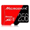 MICRODATA 256GB U3 Red and Black TF Memory Card - 1