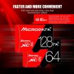 MICRODATA 256GB U3 Red and Black TF Memory Card - 6