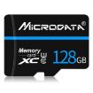 MICRODATA 128GB U3 Blue Line and Black TF Memory Card - 1