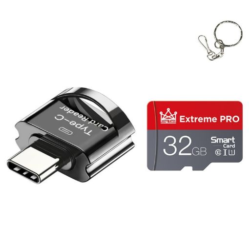 C10 TYPE-C Mobile Phone Memory Card 32GB - Black - 1