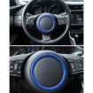 Blue Aluminum Alloy Steering Wheel Cover for Jaguar - 9