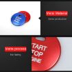 3D Aluminum Engine Start Stop Button Cover for Mazda CX4/CX5/Axela/ATENZA - 4