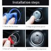 3D Aluminum Engine Start Stop Button Cover for Mazda CX4/CX5/Axela/ATENZA - 6