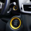 Gold Aluminum Alloy Car Engine Start Button Trim for Mazda CX4/CX5/Axela/ATENZA - 9