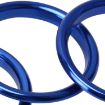 4 PCS Car Outlet Rings for Audi A3 - Blue - 4