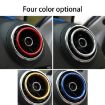 4 PCS Car Outlet Rings for Audi A3 - Blue - 9