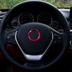 Red Aluminum Steering Wheel Ring for BMW - Car Decoration - 5