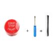 BMW G/F Chassis Car Engine Start Key Push Button Cover - Red - 4