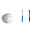 BMW E90 Chassis Car Engine Start Key Push Button Cover - Silver - 4