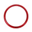 Red Aluminum Alloy Steering Wheel Cover for Jaguar - 3