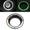 Ford Fluorescent Aluminum Alloy Ignition Key Ring - Black - 1