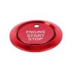 Ford F150 Car Engine Start Key Push Button Ring Trim Sticker - Red - 2