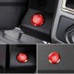 Ford F150 Car Engine Start Key Push Button Ring Trim Sticker - Red - 5