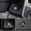 Ford F150 Car Engine Start Key Push Button Ring Trim Sticker - Black - 5