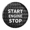 Carbon Fiber Engine Start Button Cover for VW Tiguan L 2017-2019 - 1