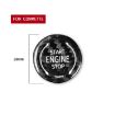Carbon Fiber Engine Start Stop Button for Chevrolet Corvette C8 2020-2021 - 2