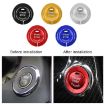 Blue Car Engine Start Key Push Button Trim Sticker for Infiniti - 6