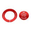 Red Car Engine Start Key Push Button Trim Sticker for Infiniti - 2