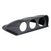 52mm 3 Hole Dash Gauge Meter Pod Mount Holder - Carbon Fiber - 2