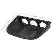 Car 52mm 3 Holes Dash Gauge Meter Pod Mount Holder, Black - 6