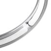 4 PCS Audi A1 Silver Vent Metal Decorative Ring Set - 4