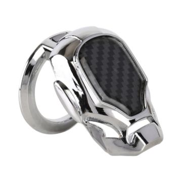 Silver Car Engine Start Key Push Button Cover - 1