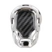 Silver Car Engine Start Key Push Button Cover - 2