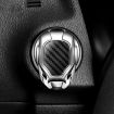 Silver Car Engine Start Key Push Button Cover - 5