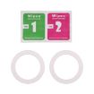 Car Engine Start Key Push Button Cover - Silver Grey - 7
