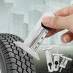 Stainless Steel Tire Tread Vernier Depth Gauge - 0-50mm - 7