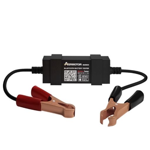 AERMOTOR BM300 Bluetooth 12V Car Battery Tester - Battery Analyzer - 1