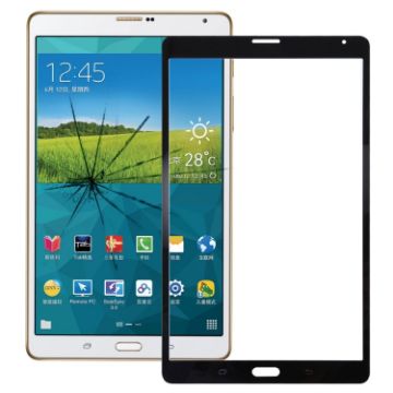 Galaxy Tab S 8.4 LTE/T705 Front Screen Outer Glass Lens - Black - 1
