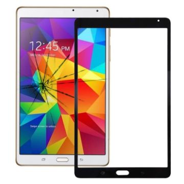 Galaxy Tab S 8.4/T700 Front Screen Outer Glass Lens - Black - 1