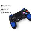 Wireless Bluetooth Diamond Texture Game Handle Controller for Sony PS4 (Blue) - 8