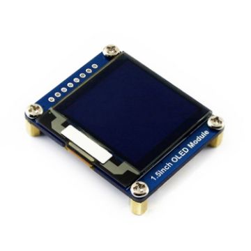 Waveshare 1.5" 128x128 OLED Display Module - SPI/I2C Interface - 1
