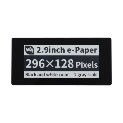 Waveshare 2.9" E-Ink Display HAT for Raspberry Pi Pico - 1