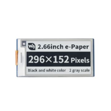 Waveshare 2.66" E-Paper Display for Raspberry Pi Pico - 1