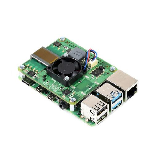 Waveshare Raspberry Pi PoE+ HAT Ethernet Expansion Board - 1