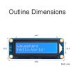Waveshare 23991 LCD1602 I2C Module, White/Blue, 16x2 Characters - 3