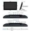 Waveshare 13.3" Mini-Computer Raspberry Pi 3A+ HD Touch Screen - 9