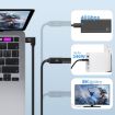 240W USB-C Male to Female Data Extension Cable, 1m Length - 4