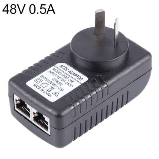 48V 0.5A Router AP Wireless POE/LAD Power Adapter (AU Plug) - 1