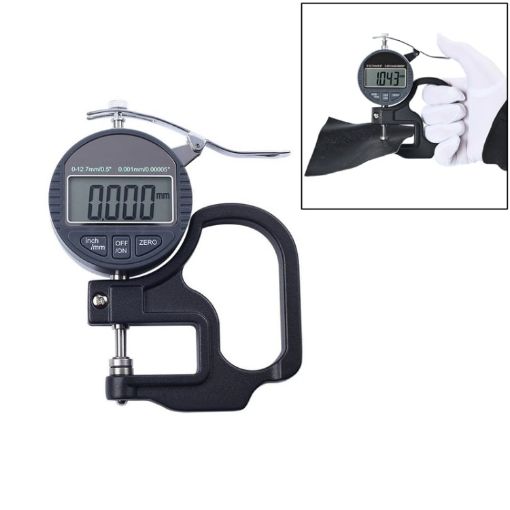 Digital Display Micrometer Thickness Gauge - 0-10mm Range - 1