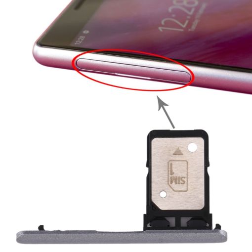 Sony Xperia 10 Single SIM Card Tray - Grey - 1