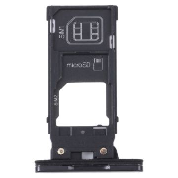 Sony Xperia XZ2 Premium SIM Card Tray + SIM/Micro SD Card Tray - Black - 1